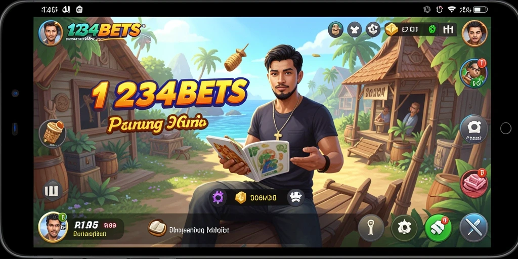 Tampilan gameplay <strong>1234BETS</strong> yang menyenangkan dan menghibur.
