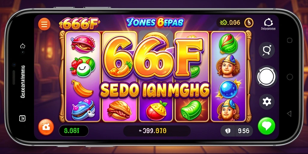 Screenshot utama 666F menunjukkan gameplay slot yang menarik dan penuh warna.