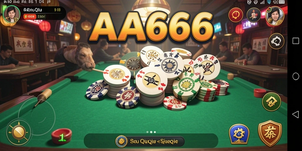 Screenshot gameplay QiuQiu yang menarik di AA666.