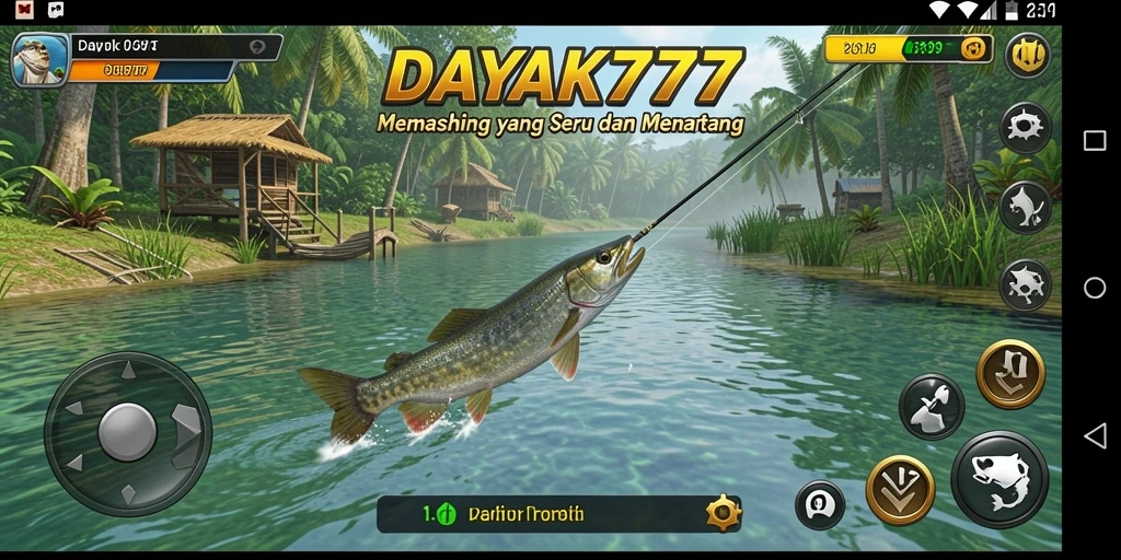 Tangkapan ikan yang menakjubkan dalam gameplay DAYAK777.