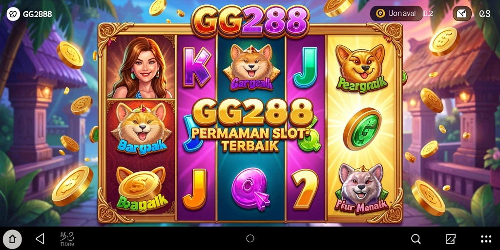 Tampilan gameplay Slot GG288 yang menegangkan dan menarik.