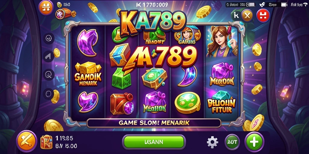 Tampilan gameplay menarik dari KA789 dengan fitur Slot yang seru.