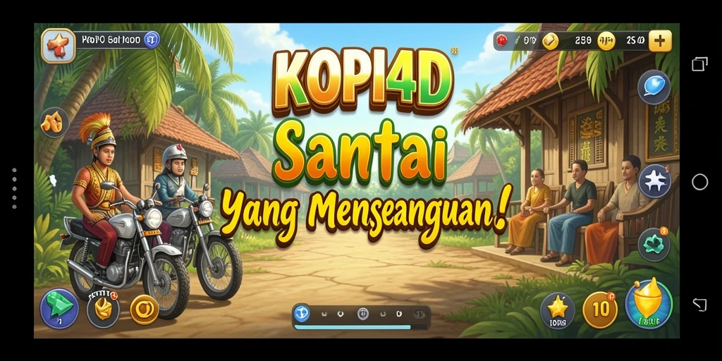 Tampilan gameplay KOPI4D yang menarik dan menyenangkan