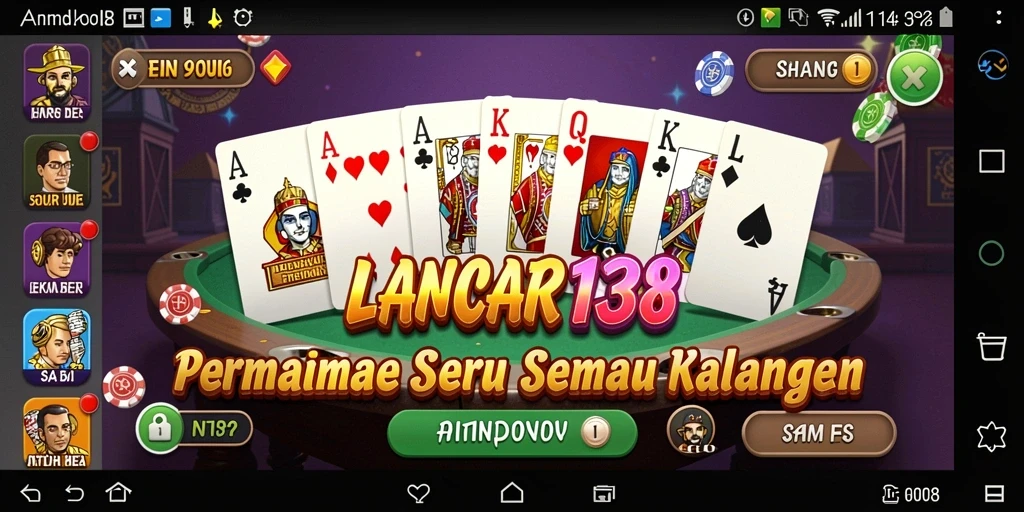 Gameplay Domino yang seru dan interaktif.