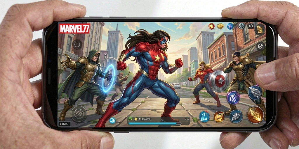 Tampilan gameplay MARVEL77 yang menawan dan menghibur.