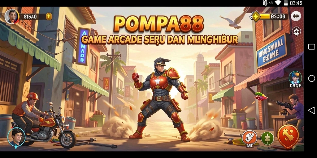 Gameplay seru POMPA88 yang penuh tantangan.