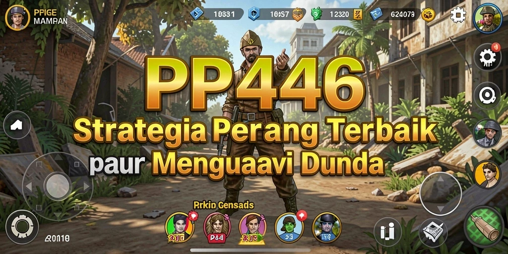 Tampilan gameplay PP444 yang menarik dan penuh strategi.
