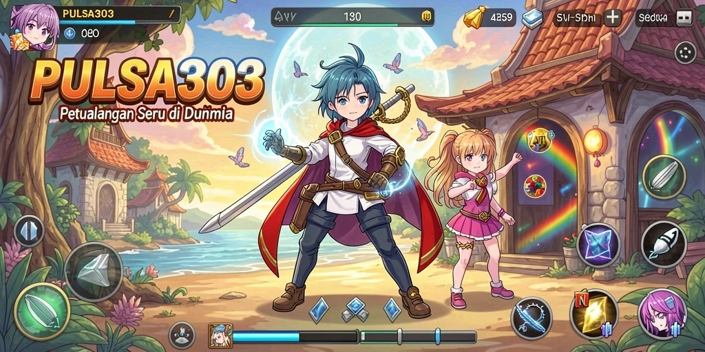Tampilan gameplay PULSA303 yang menakjubkan di dunia Anime.