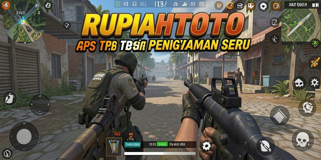 Tampilan seru gameplay RUPIAHTOTO dalam aksi TPS.